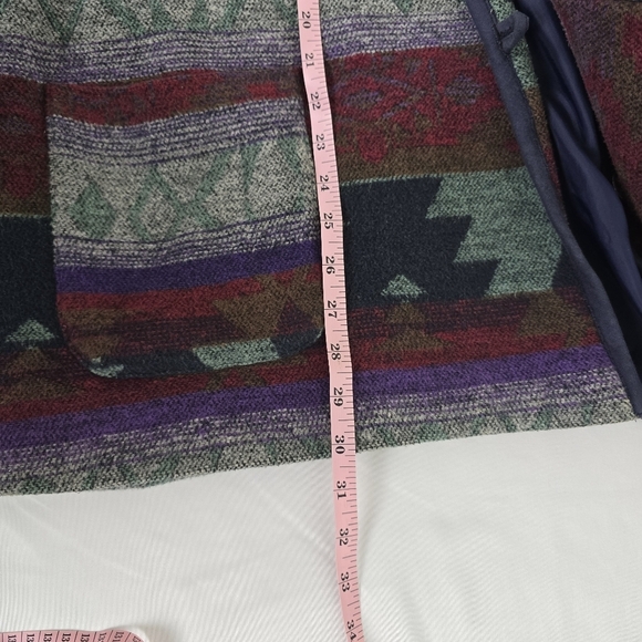 Julia Klein Vintage southwestern cotton Blend Coat 2X - Picture 6 of 9